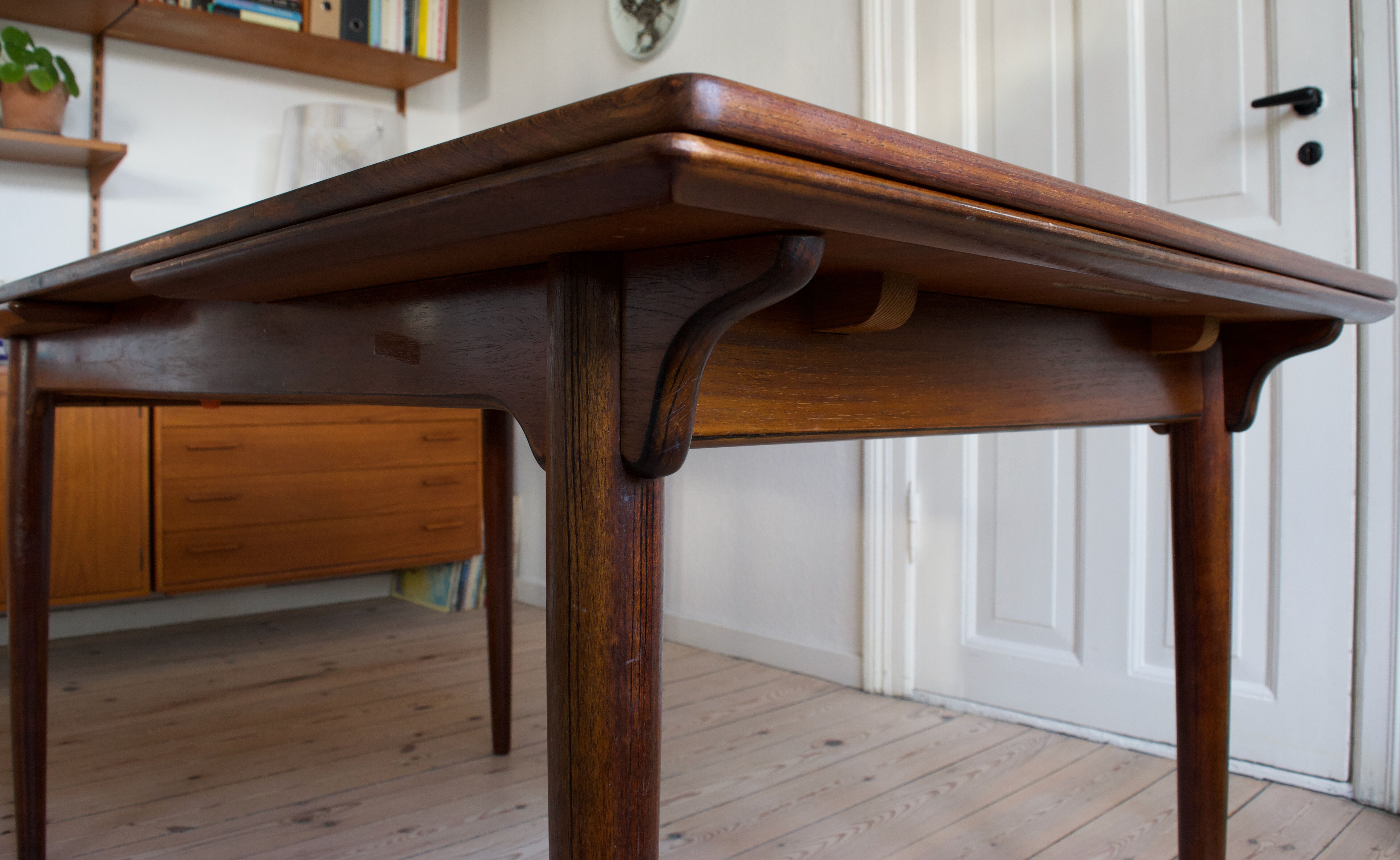 Mid-Century Danish Rosewood #54 Dining Table Omann Jun, 1950