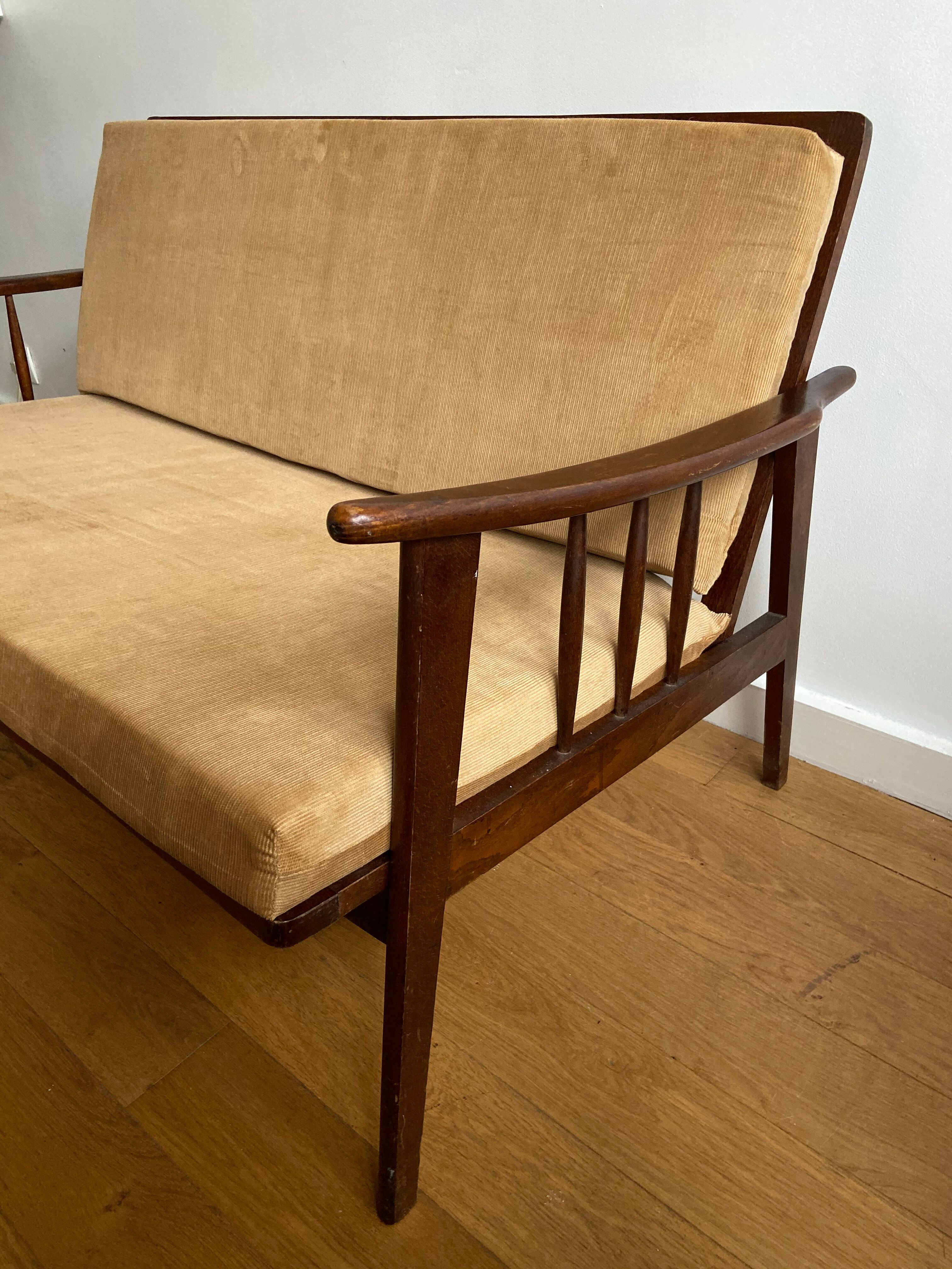 Scandinavian bench - 2-seater sofa