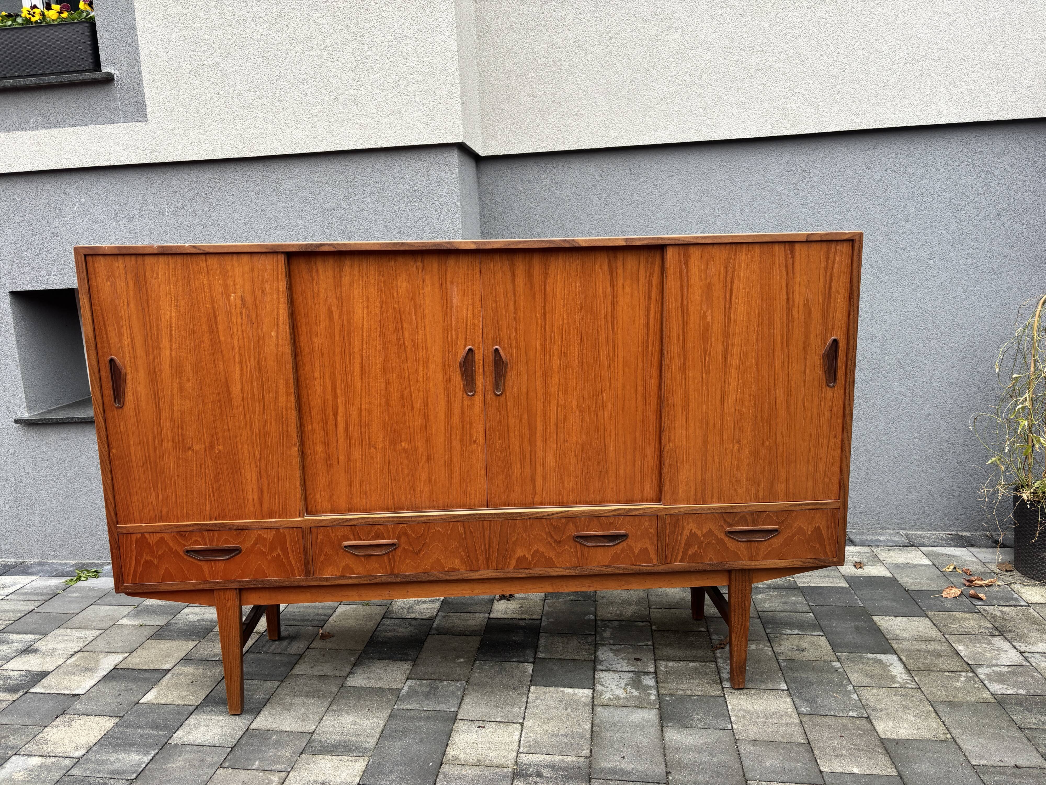 Teak sideboard, Denmark, 1970s