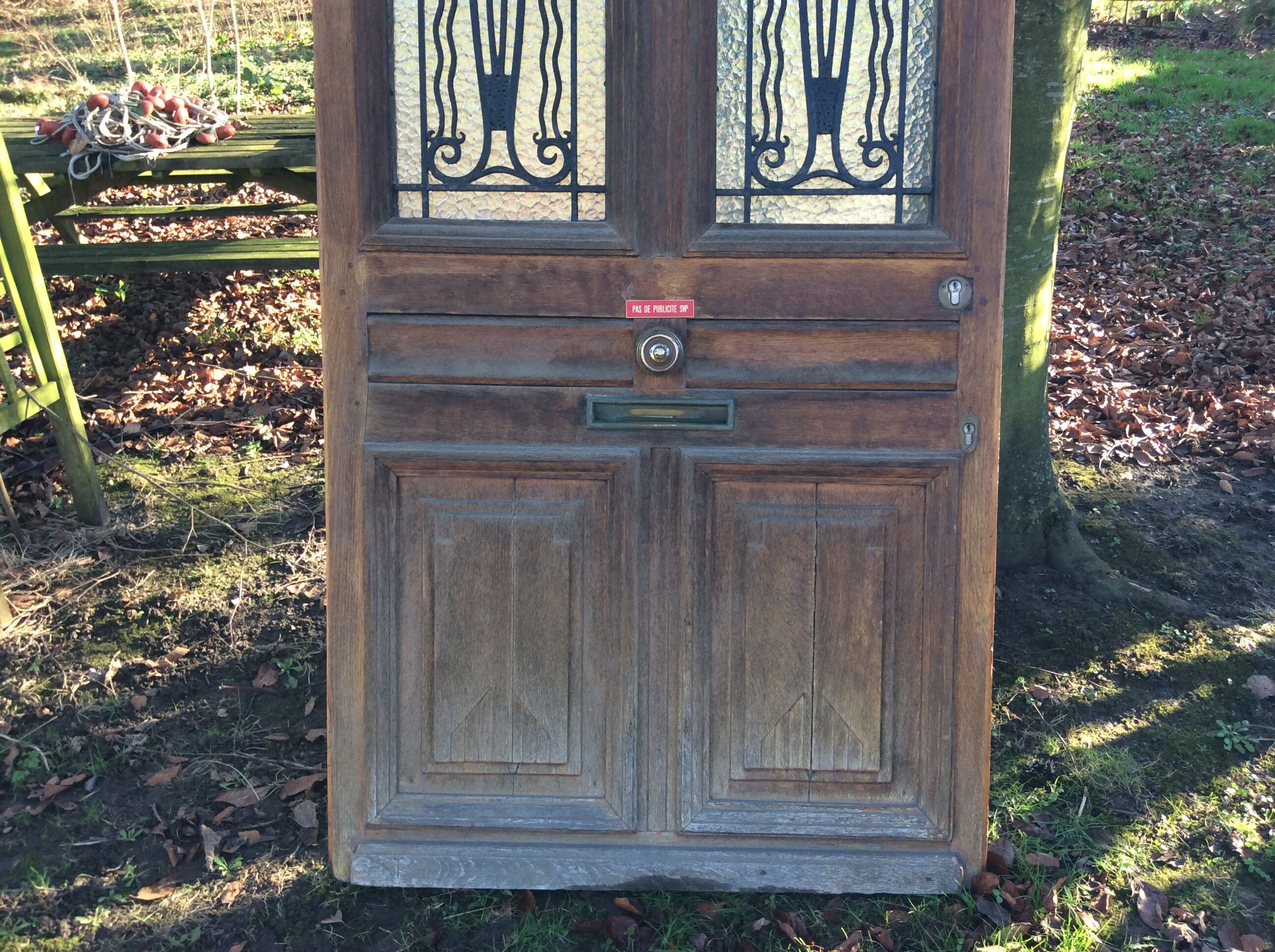 Oak entrance door