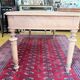 Large table / antique desk in chestnut – light patina