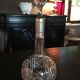 Decanter cut Crystal Baccarat mount silver metal