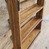 Burmese teak wall shelf