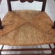 Antique Provençal Straw Armchair