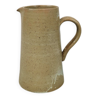 Speckled stoneware pitcher/vase