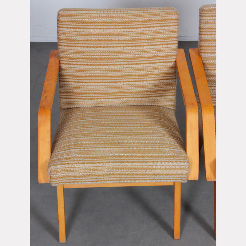 Pair of wooden armchairs from the 1970s