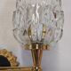 Set of 4 double Art Deco wall lights in Murano glass, France circa 1930.