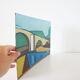 Oil painting painting "Pont roman de mane"