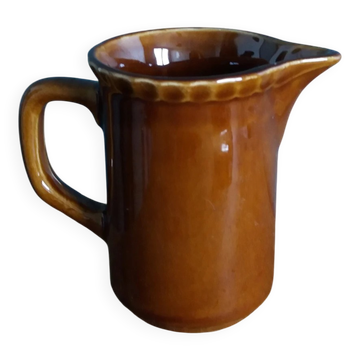 Jug milk pot Digoin Sarreguemines France
