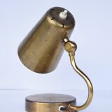 Karl Boréns for Borås Sweden, 1950s Desk Lamp made in Brass