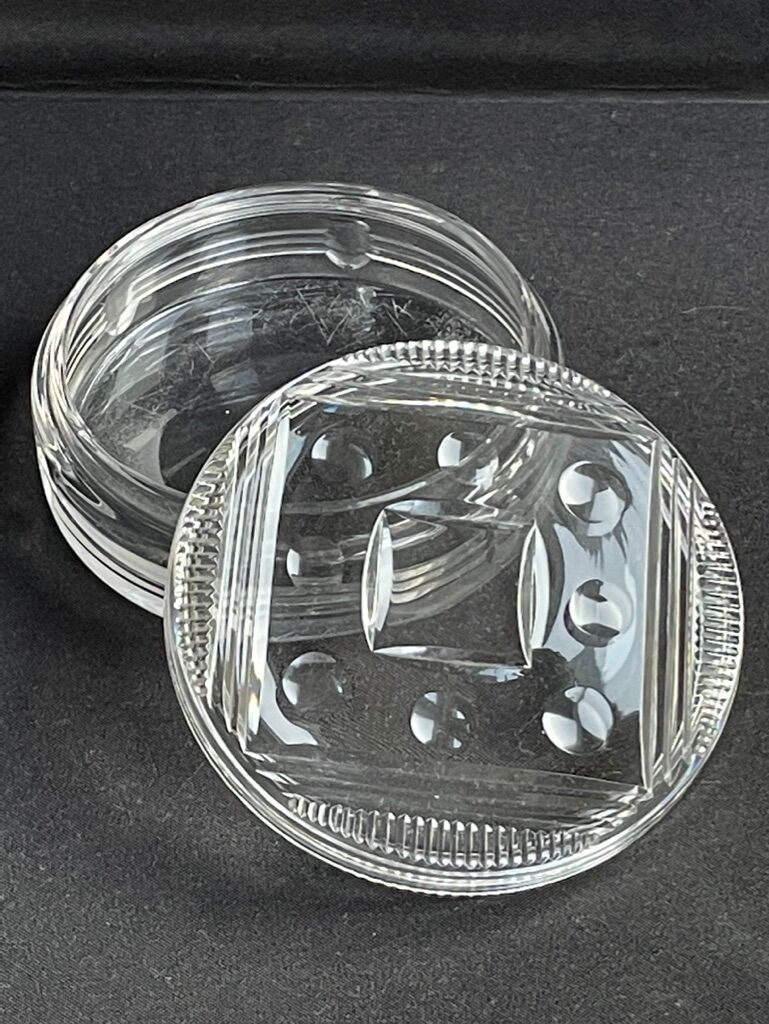 Saint Louis candy box in cut crystal