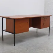 Minimalist freestanding desk by Günter Renkel for REGO, 1960s