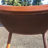 4 Re-lined Scandinavian chairs