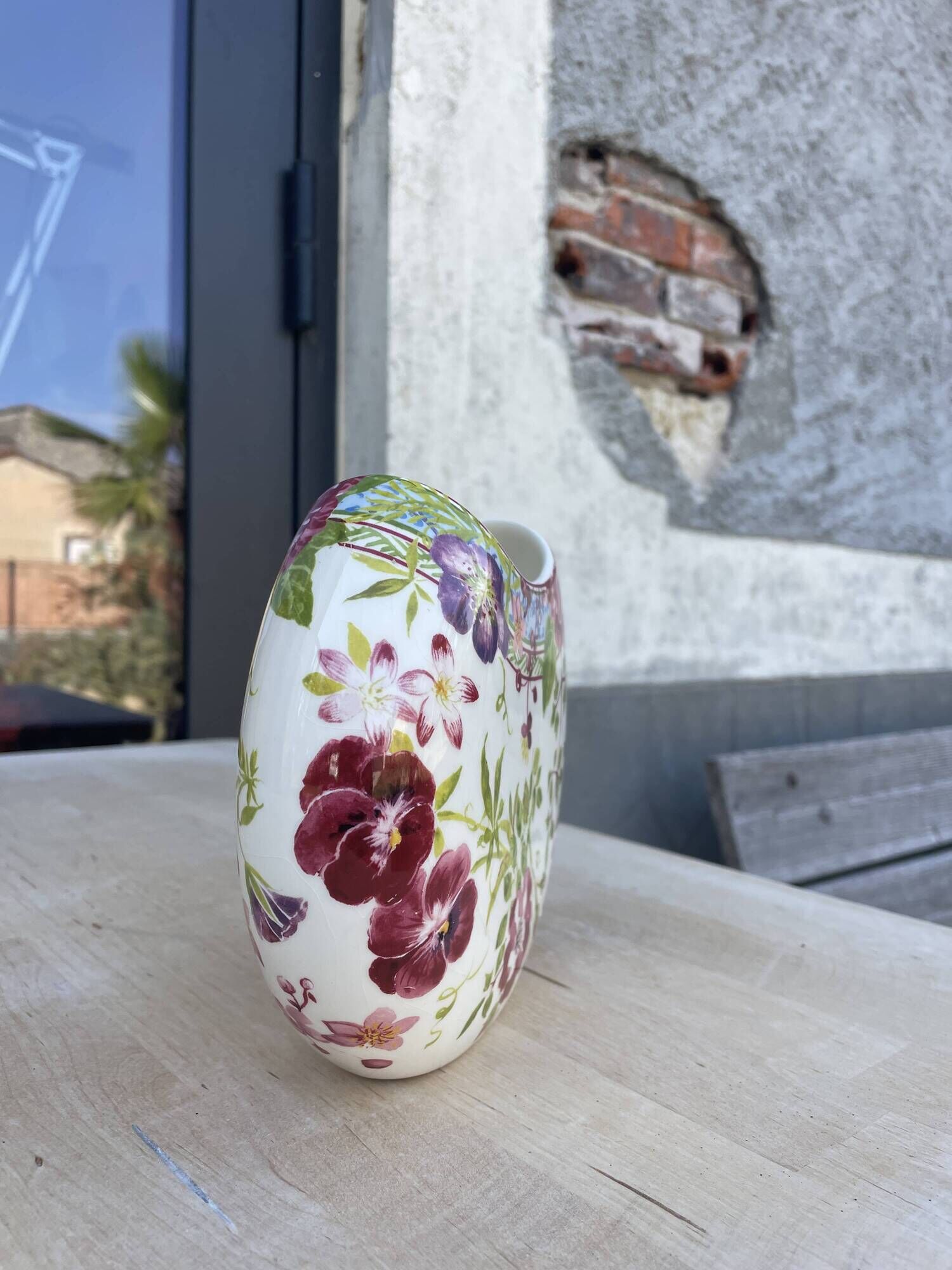Millefleurs vase Gien
