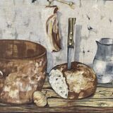 Nature morte signée