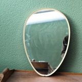 Free-form mirror, egg, 1960s