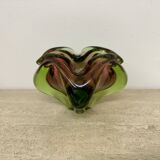 Mid century Murano glass bowl , 1970s