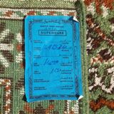 Tapis Rabat Maroc en laine de mouton points réalisés main  167 x 83 cm vintage