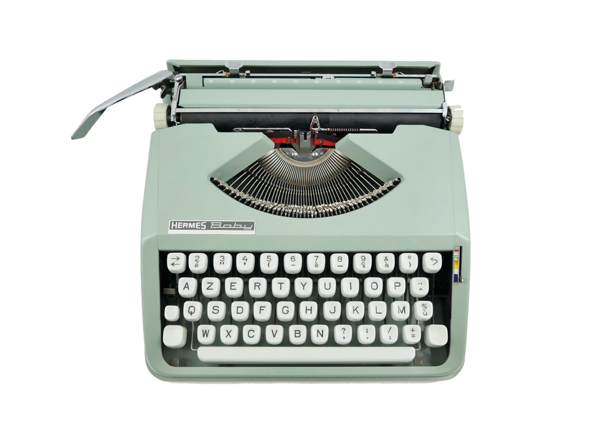 Hermes Baby Cursive Typewriter Revised New Ribbon