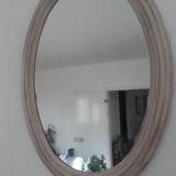 Miroir en bois patiné - 66x49cm
