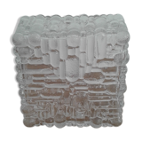 Molded glass ceiling lamp