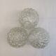 Lot 3 globe tulips in pressed glass