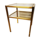 Golden metal side table