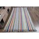1970s Vintage Turkish Oushak Handmade Wool & Cotton White Rug 146x261