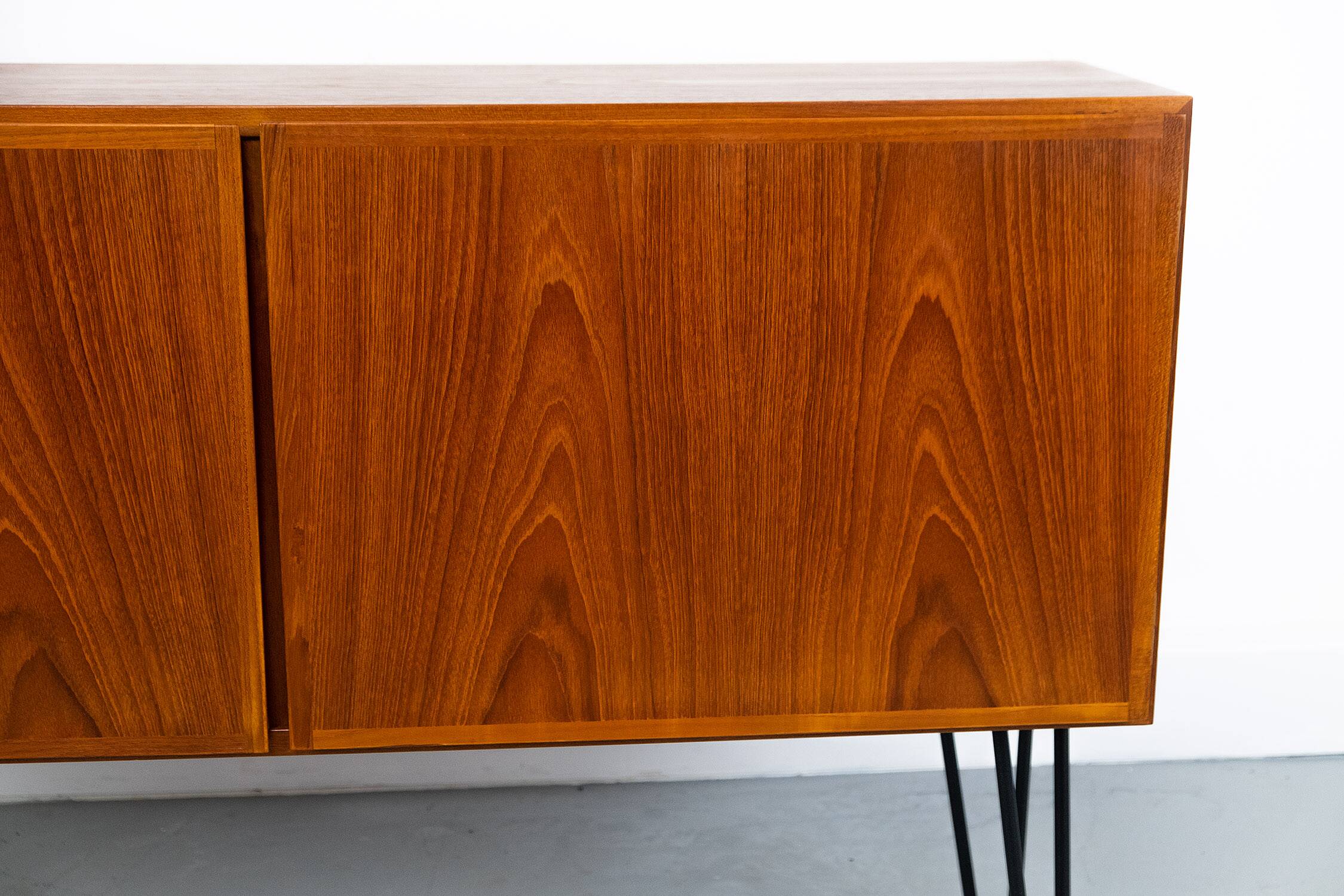 Small Teak Sideboard from Omann Jun, 1960s