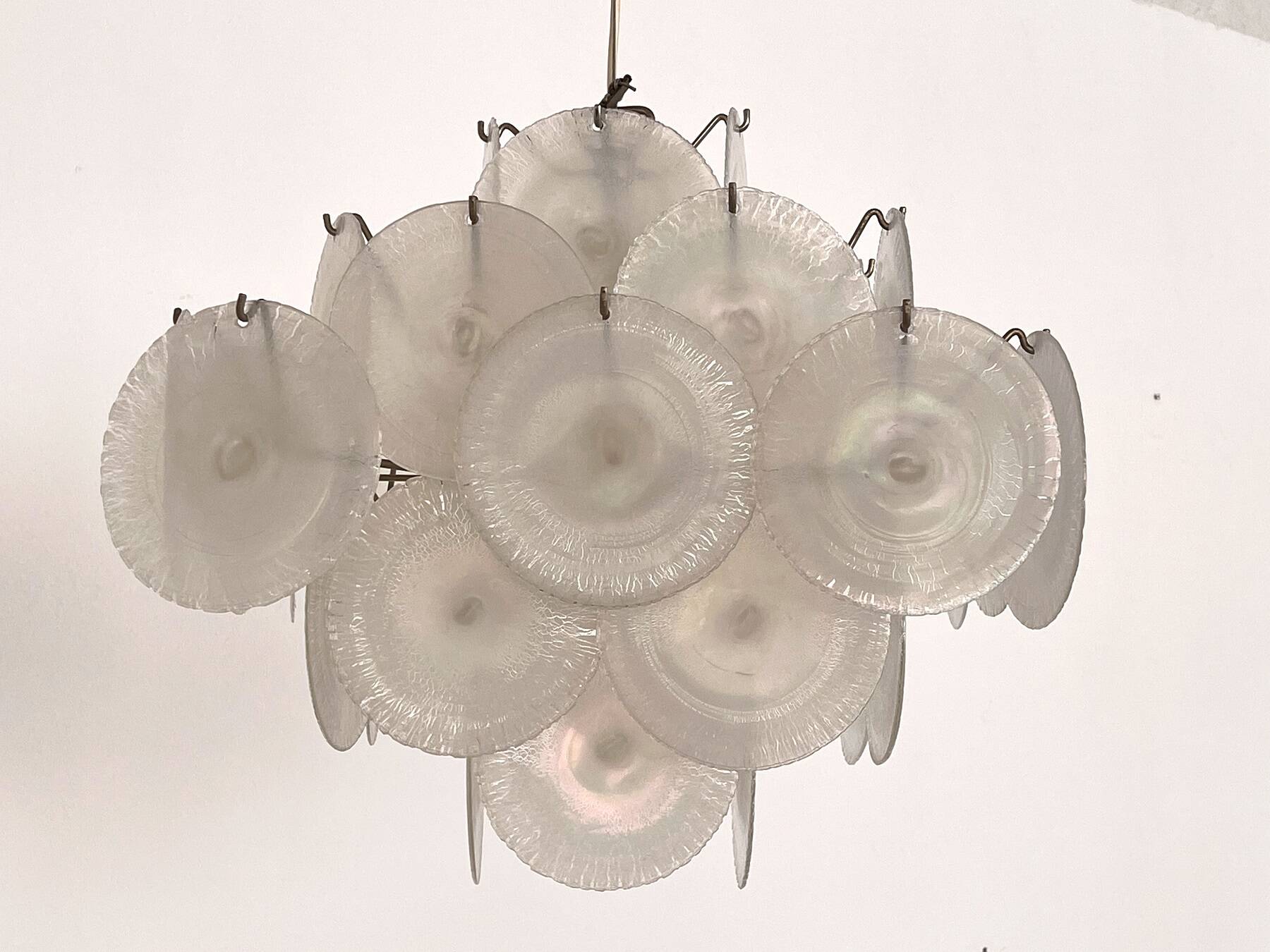 Italian Murano Chandelier by Carlo Nason for Mazzega, 70s