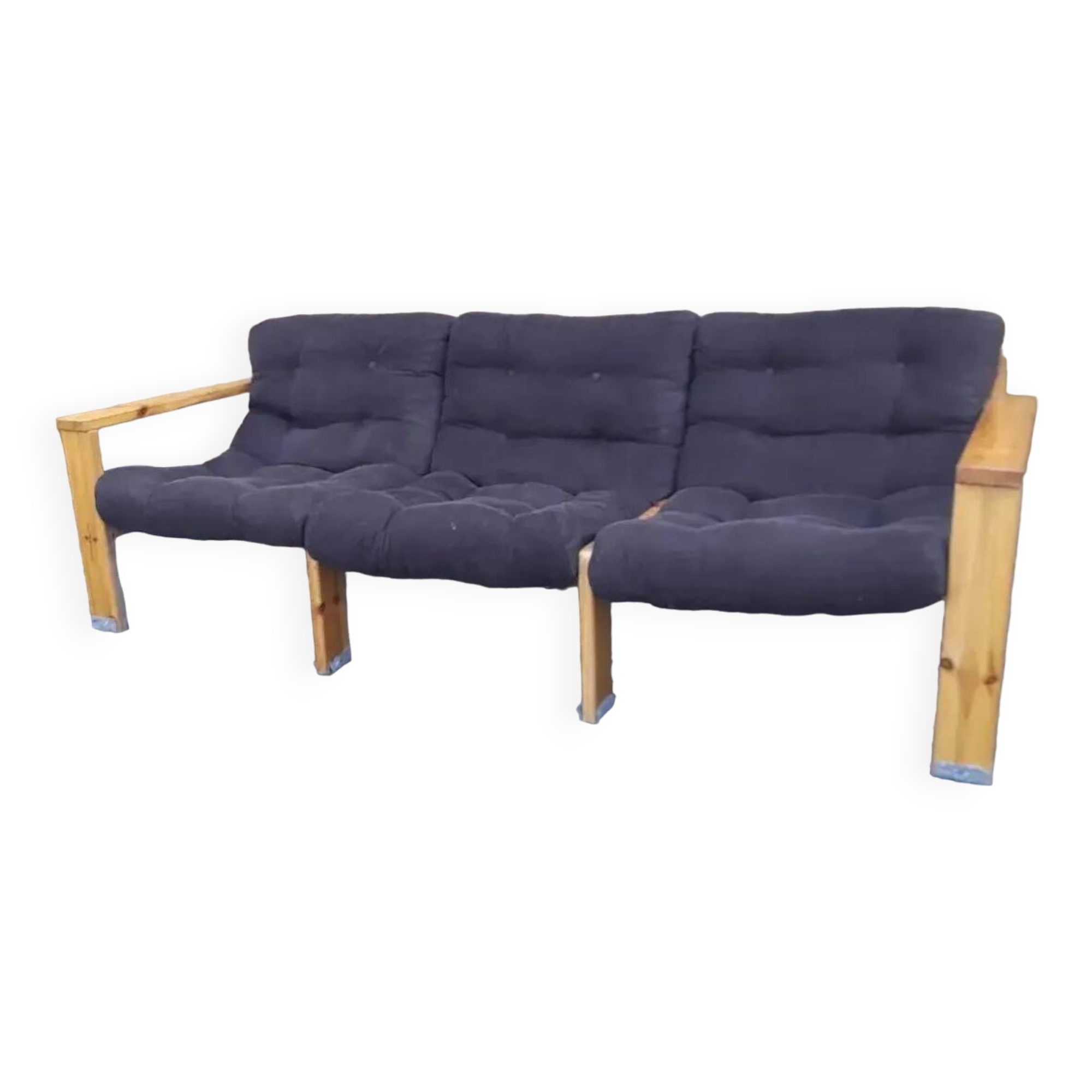 Yngve Ekström Sweden 3-seater sofa in pine
