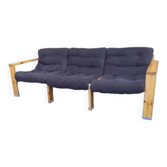 Yngve Ekström Sweden 3-seat sofa in pine
