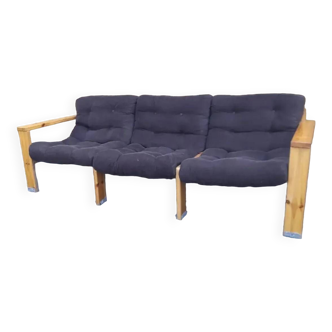 Yngve Ekström Sweden 3-seater sofa in pine