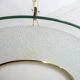 Lustre italien en verre et laiton de style Fontana Arte, années 40