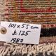 Small Vintage Turkish Rug 101x55 cm, Short Runner, Tribal, Shabby Chic