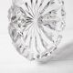 Vintage Heavy Cut Glass Ashtray, Large Round Mid-Century Accessory