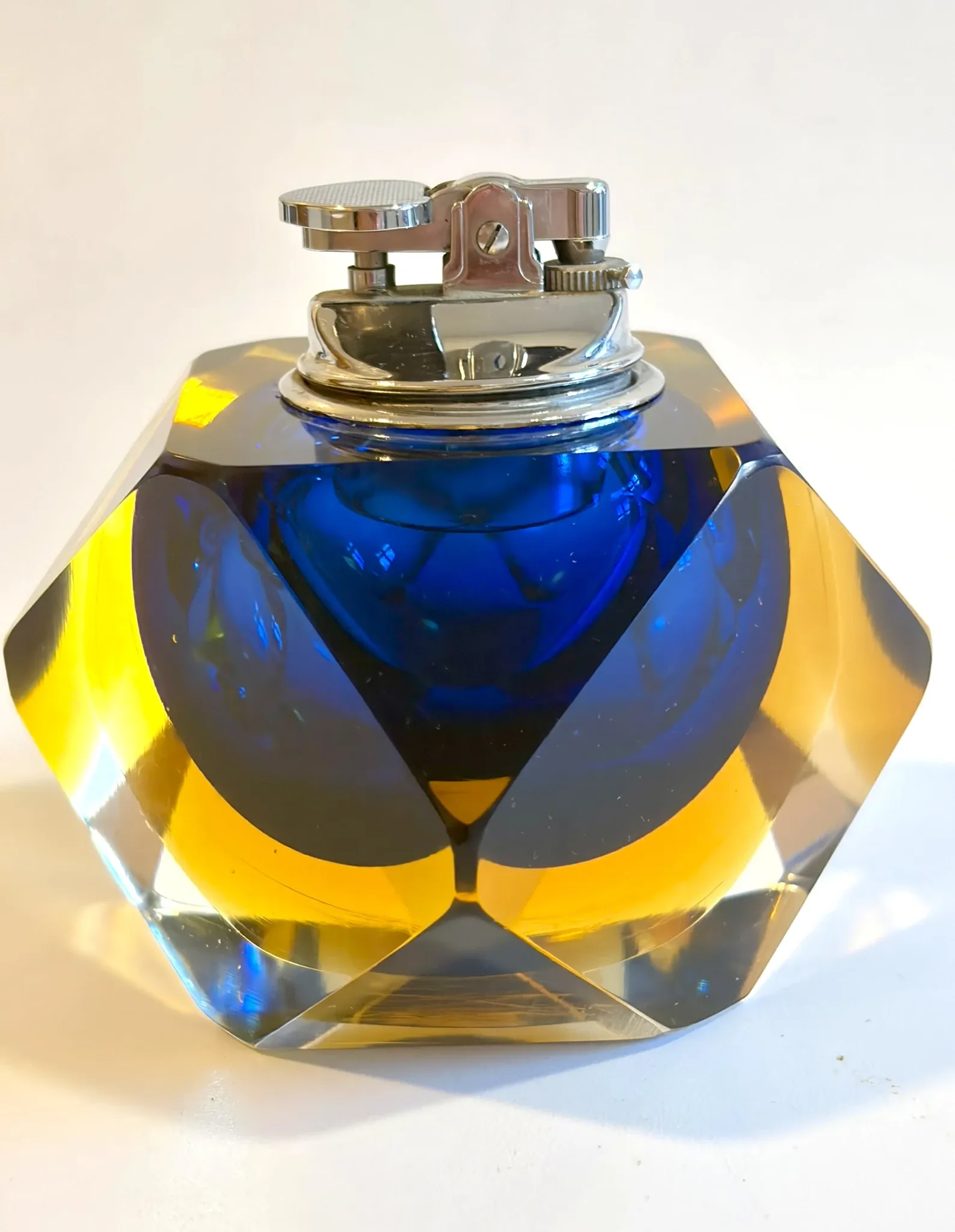Vintage Murano Sommerso Table Lighter