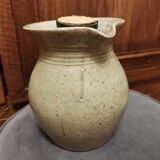 Handmade Vallauris beige pitcher