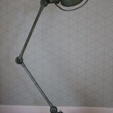 JIELDE 2-arm green lamp, 1960s square foot