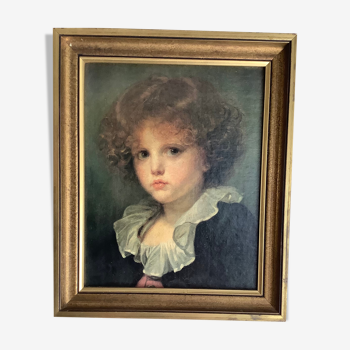 Painting greuze young boy