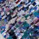 Colorful Boucherouite Moroccan rug - 89 x 162 cm