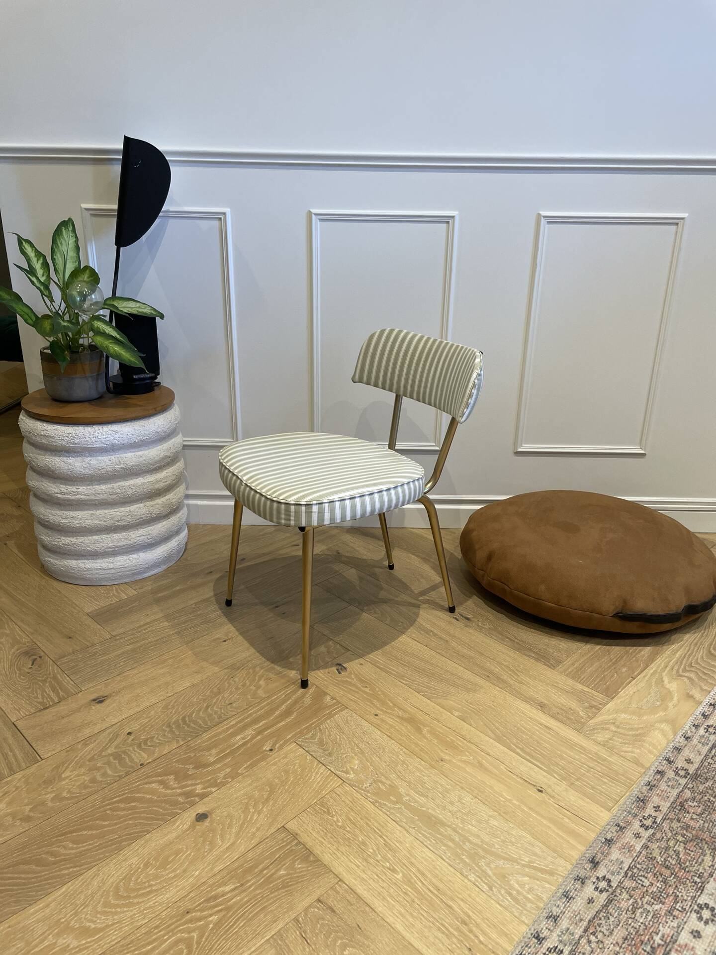 Vintage striped children's chair