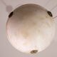 Liberty white alabaster chandelier, 1940s