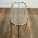 Oblong Coffee Table in Brass and Glass, by Maison Baguès, 1960s.