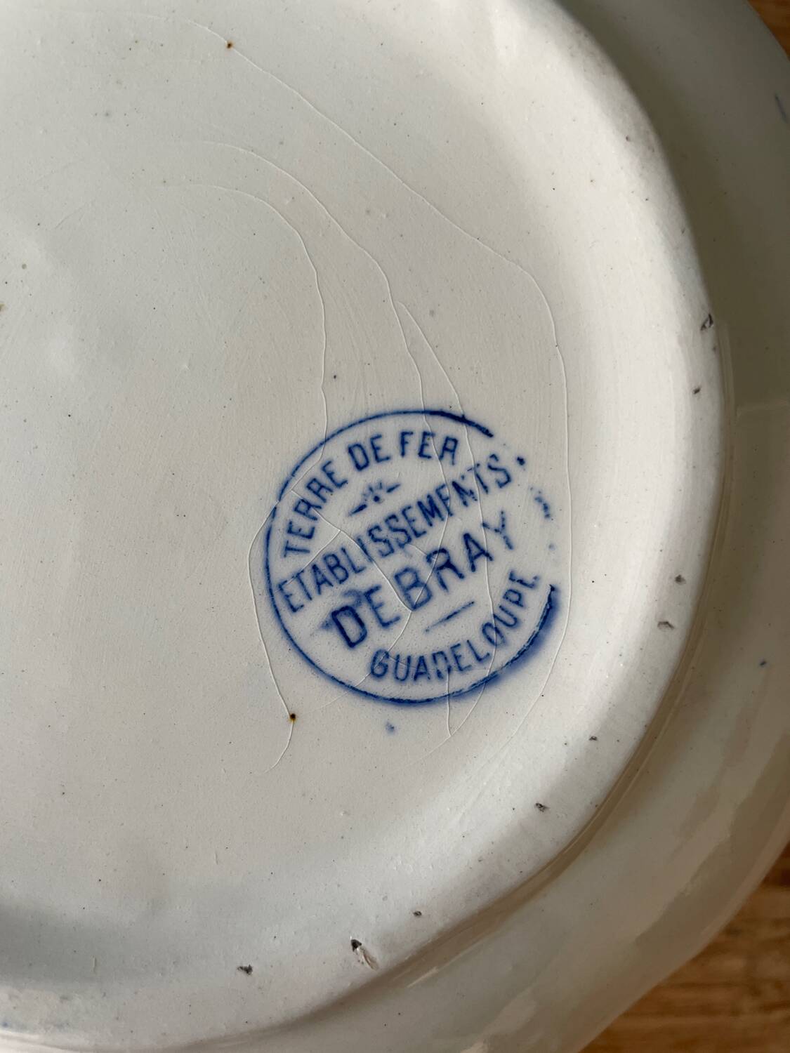 Terre de Fer pitcher 1900, Debray establishments