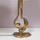 1970s pair of brass table lamps from France