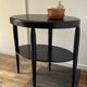Gueridon console bois noir art déco