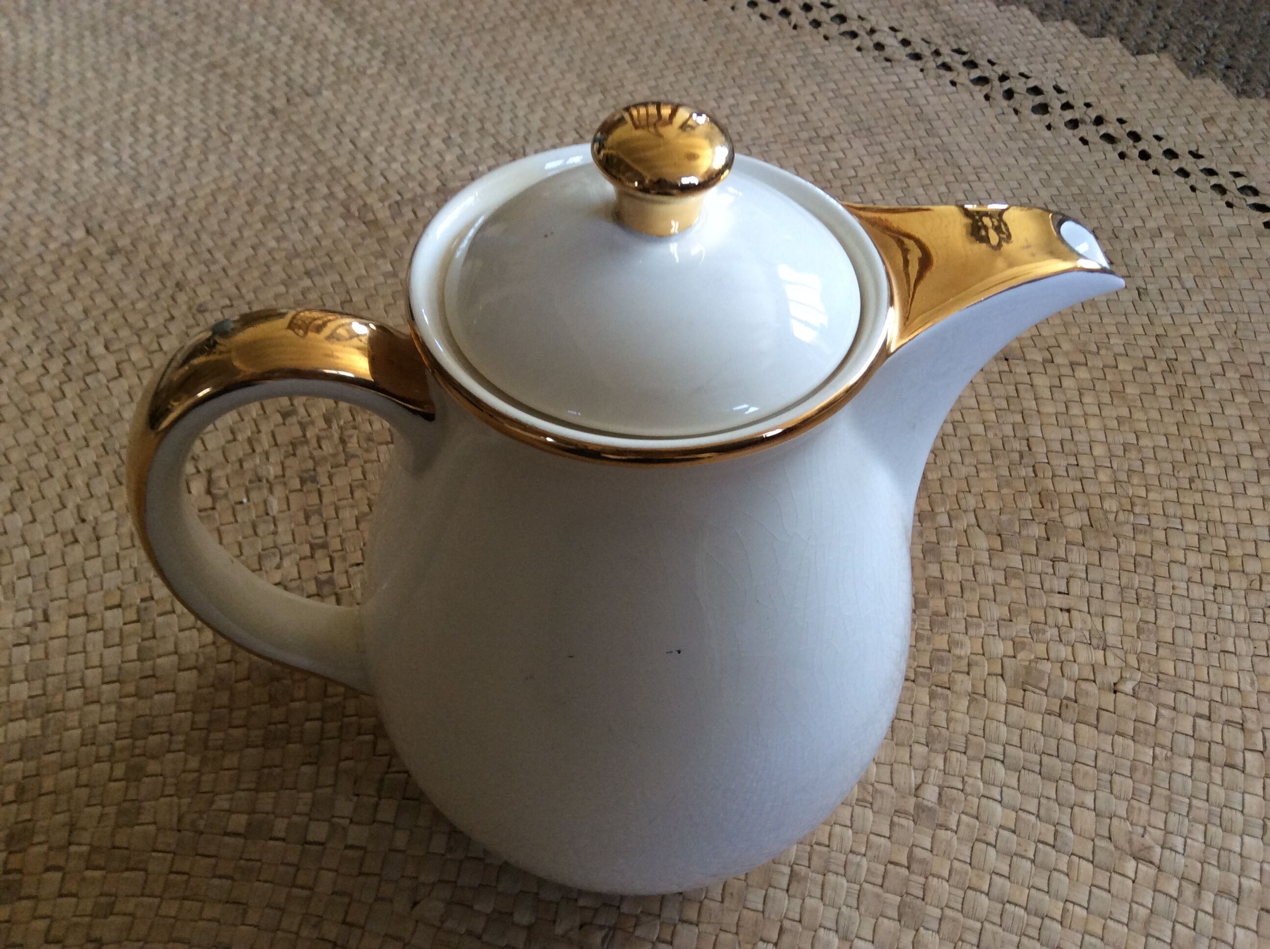 Porcelain teapot