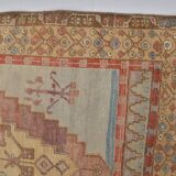 Vintage Oushak Handknotted Rug sku 1455