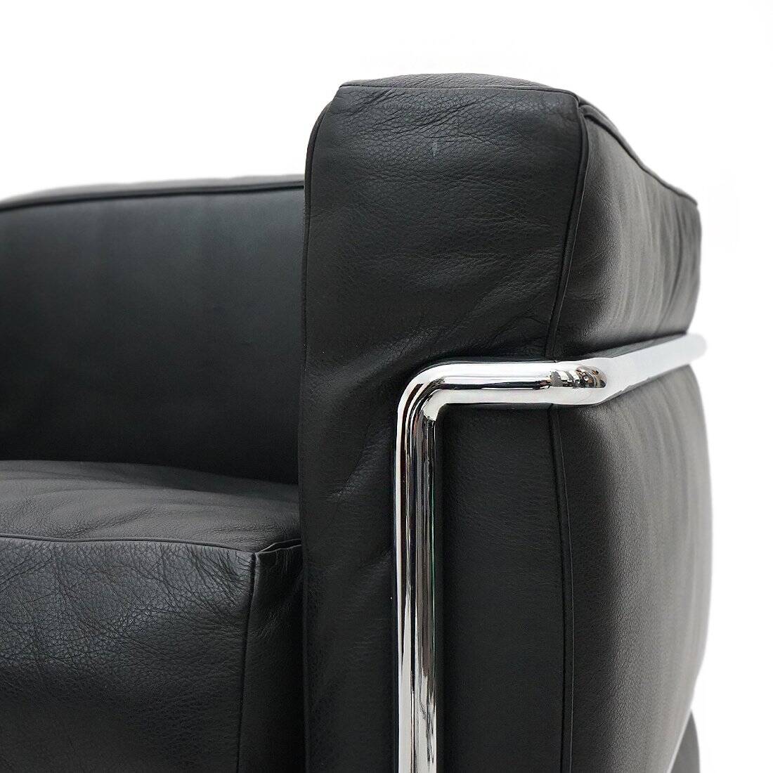 LC2 two-seater canapé by Le Corbusier for Cassina, 1970s